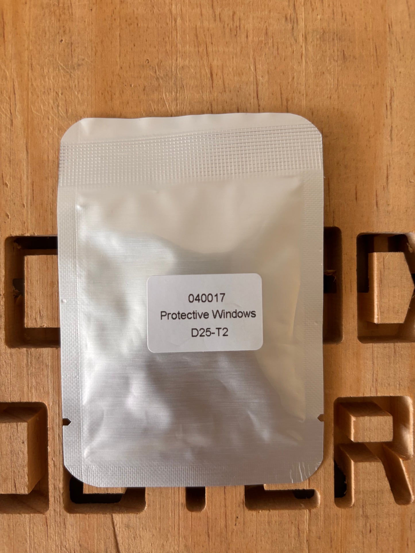 Lente protector para soldadura láser D25 T2. 25*2